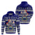 Custom Samoa Christmas Hoodie The Santa Coat of Arms with Samoa Bracelet Pattern LT03 - Polynesian Pride