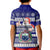 Custom Samoa Christmas Kid Polo Shirt The Santa Coat of Arms with Samoa Bracelet Pattern LT03 - Polynesian Pride