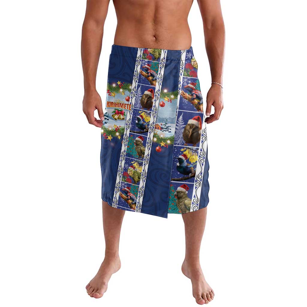 New Zealand Merry Christmas Lavalava Maori Animals, Koru Tattoo - Blue Xmas Style