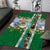 New Zealand Merry Christmas Area Rug Maori Animals, Koru Tattoo - Green Xmas Style