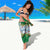 New Zealand Merry Christmas Sarong Maori Animals, Koru Tattoo - Green Xmas Style