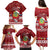 Tuvalu Christmas Family Matching Puletasi Dress and Hawaiian Shirt Snowman and Tuvalu Coat of Arms Maori Tribal Xmas Style LT03 - Polynesian Pride