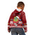 Tuvalu Christmas Kid Hoodie Snowman and Tuvalu Coat of Arms Maori Tribal Xmas Style LT03 - Polynesian Pride