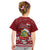 Tuvalu Christmas Kid T Shirt Snowman and Tuvalu Coat of Arms Maori Tribal Xmas Style LT03 - Polynesian Pride