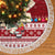 Tuvalu Christmas Tree Skirt Snowman and Tuvalu Coat of Arms Maori Tribal Xmas Style LT03 - Polynesian Pride