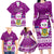 Personalised Tuvalu Christmas Family Matching Long Sleeve Bodycon Dress and Hawaiian Shirt Snowman Hugs Tuvalu Coat of Arms Maori Pattern Pink Style LT03 - Polynesian Pride