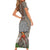 Hawaii Family Matching Short Sleeve Bodycon Dress and Hawaiian Shirt Aloha Volcano Mix Kakau Hawaiian Tribal LT03 - Polynesian Pride