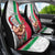 Hawaii Mele Kalikimaka Car Seat Cover Santa Playing Ukele Mix Kakau Pattern Xmas Style LT03 - Polynesian Pride