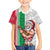 Custom Hawaii Mele Kalikimaka Family Matching Long Sleeve Bodycon Dress and Hawaiian Shirt Santa Playing Ukele Mix Kakau Pattern Xmas Style LT03 Son's Shirt Red - Polynesian Pride