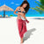 Custom Hawaii Mele Kalikimaka Sarong Santa Playing Ukele Mix Kakau Pattern Xmas Style LT03 - Polynesian Pride