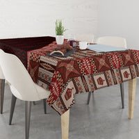 Tonga Fonulei and Ngatu Pattern Tablecloth LT03 - Polynesian Pride