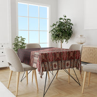 Tonga Fonulei and Ngatu Pattern Tablecloth LT03 - Polynesian Pride