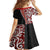 New Zealand Maori Stylized Koru Family Matching Summer Maxi Dress and Hawaiian Shirt LT03 - Polynesian Pride