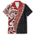 New Zealand Maori Stylized Koru Hawaiian Shirt LT03 Red - Polynesian Pride