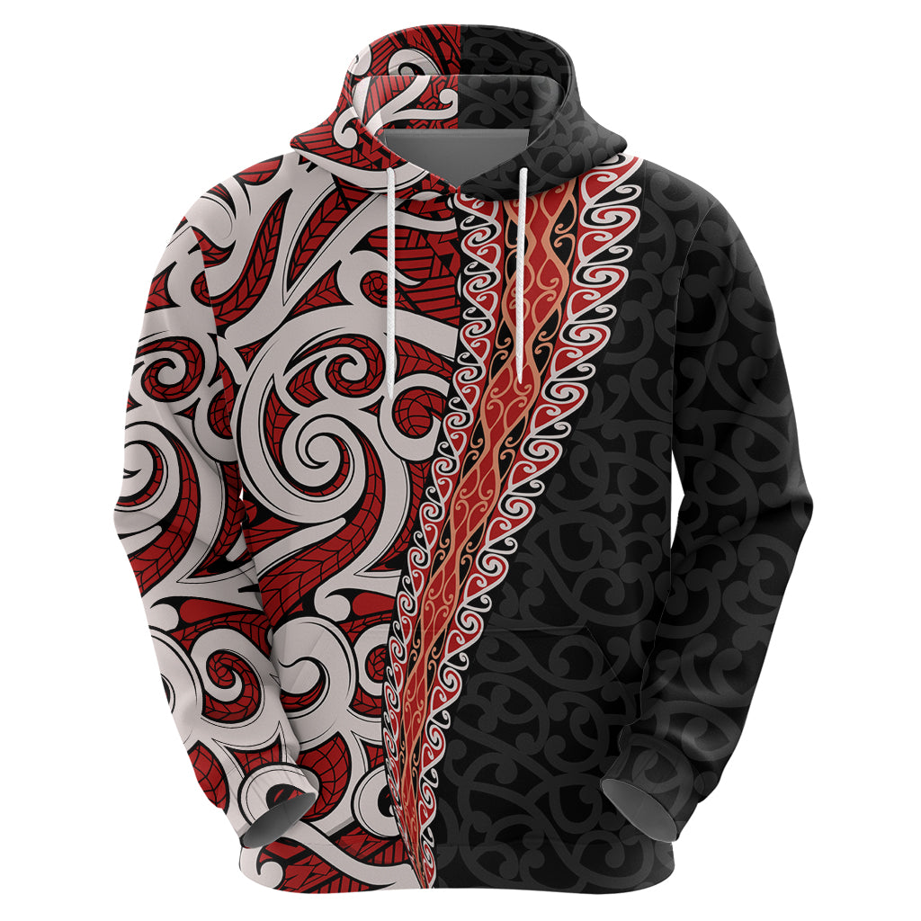 New Zealand Maori Stylized Koru Hoodie LT03 - Polynesian Pride
