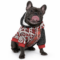New Zealand Maori Stylized Koru Pet Hoodie LT03 - Polynesian Pride
