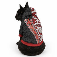 New Zealand Maori Stylized Koru Pet Hoodie LT03 - Polynesian Pride