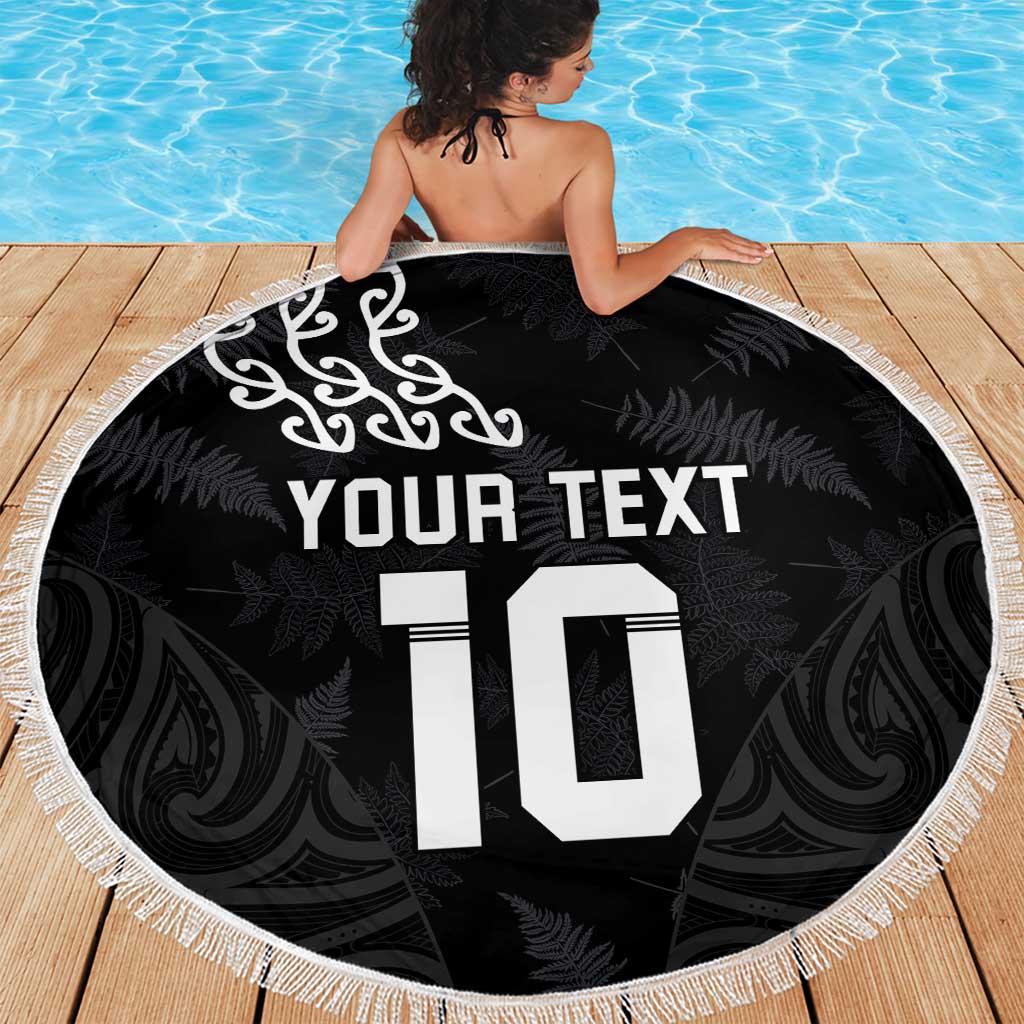 New Zealand Rugby Custom Beach Blanket The Champions Aotearoa
