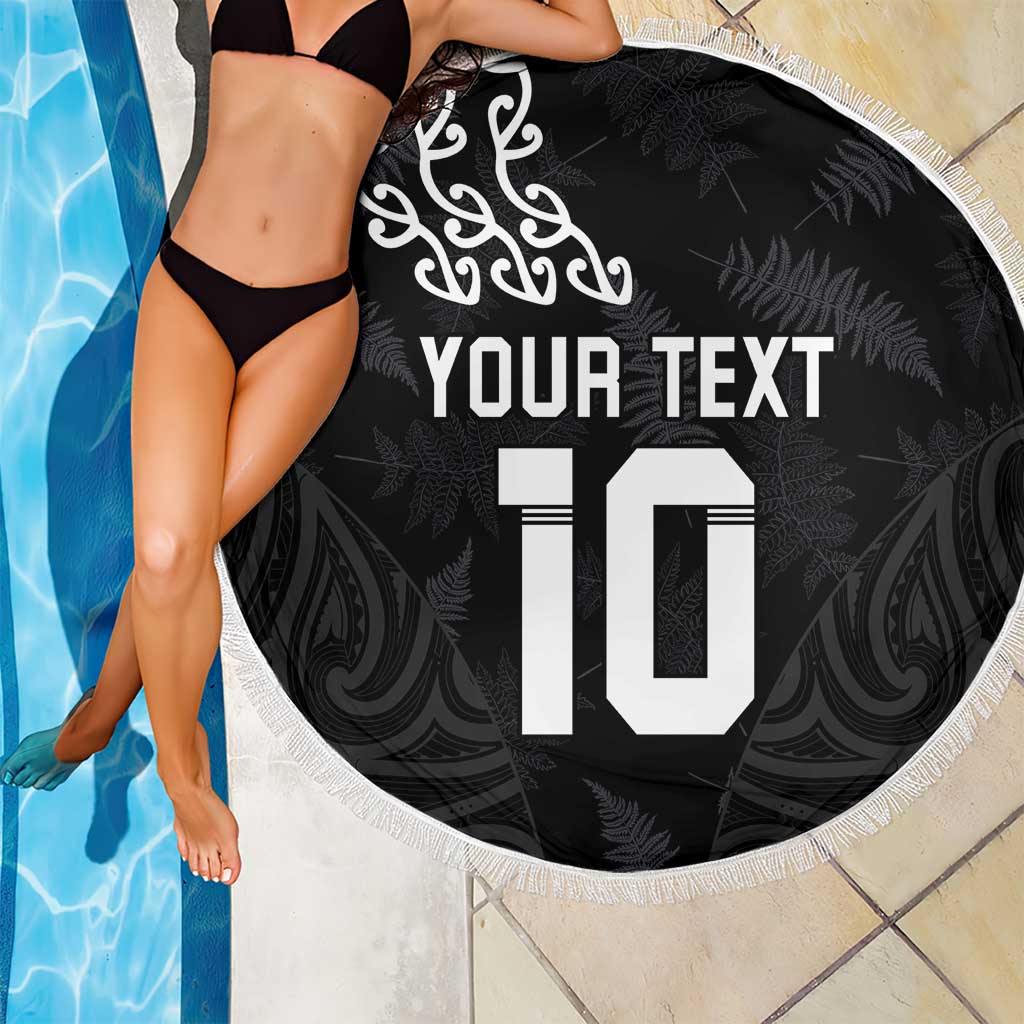 New Zealand Rugby Custom Beach Blanket The Champions Aotearoa