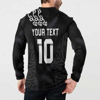 New Zealand Rugby Custom Button Sweatshirt The Champions Aotearoa