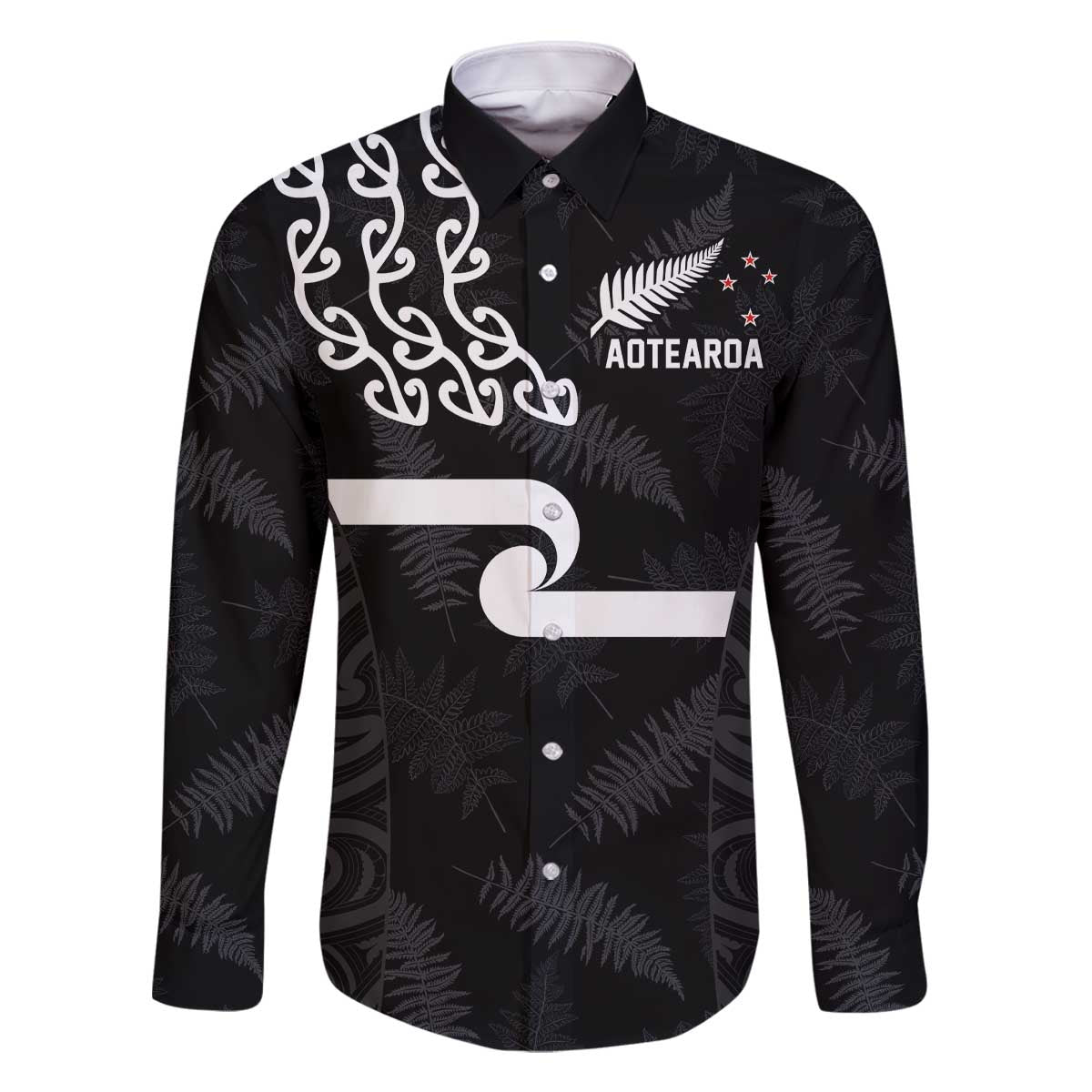 New Zealand Rugby Custom Family Matching Off The Shoulder Long Sleeve Dress and Hawaiian Shirt The Champions Aotearoa