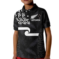 New Zealand Rugby Custom Kid Polo Shirt The Champions Aotearoa