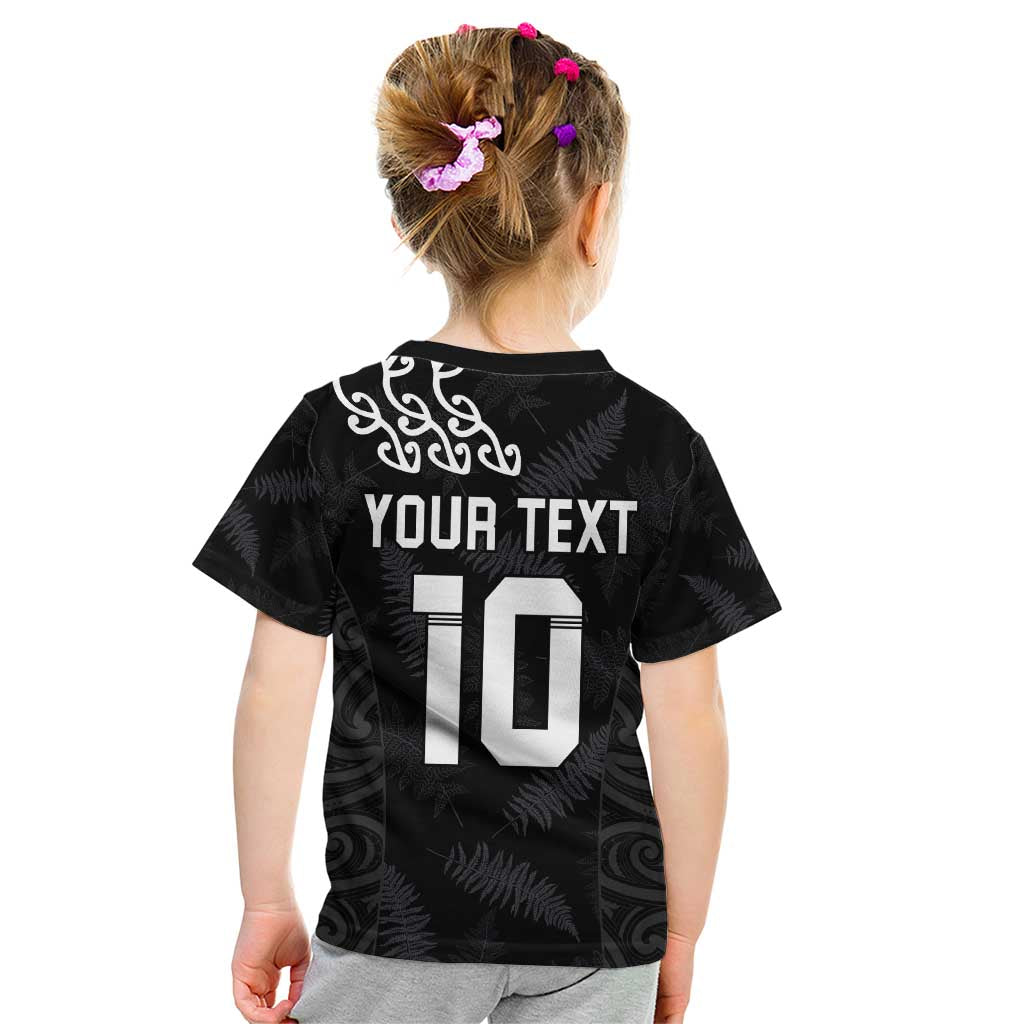 New Zealand Rugby Custom Kid T Shirt The Champions Aotearoa