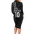 New Zealand Rugby Custom Long Sleeve Bodycon Dress The Champions Aotearoa