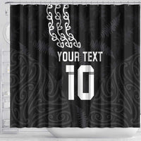 New Zealand Rugby Custom Shower Curtain The Champions Aotearoa