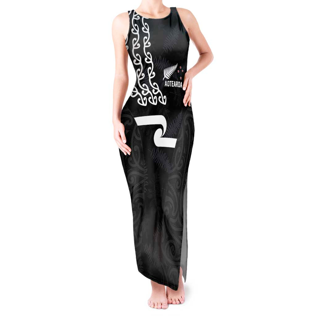 New Zealand Rugby Custom Tank Maxi Dress The Champions Aotearoa