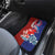 Hawaiian and Japanese Together Car Mats The Whale and Koi Fish with Hinomaru and Lei