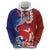 Hawaiian and Japanese Together Hoodie The Whale and Koi Fish with Hinomaru and Lei