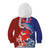 Hawaiian and Japanese Together Kid Hoodie The Whale and Koi Fish with Hinomaru and Lei