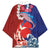 Hawaiian and Japanese Together Kimono The Whale and Koi Fish with Hinomaru and Lei - Polynesian Pride