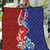 Hawaiian and Japanese Together Quilt The Whale and Koi Fish with Hinomaru and Lei