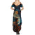 New Zealand Soldier ANZAC Day Summer Maxi Dress Silver Fern Starry Night Style LT03 - Polynesian Pride