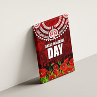 New Zealand ANZAC Waitangi Day Canvas Wall Art Hei Tiki and Soldier LT03 - Polynesian Pride