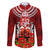 New Zealand ANZAC Waitangi Day Family Matching Long Sleeve Bodycon Dress and Hawaiian Shirt Hei Tiki and Soldier LT03 Dad's Shirt - Long Sleeve Red - Polynesian Pride