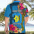 Personalised Palau Independence Day Hawaiian Shirt 1st October 30th Anniversary Polynesian Jungle Flower