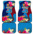 Tuvalu Independence Day Car Mats 1st October 46th Anniversary Polynesian Jungle Flower