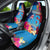 Tuvalu Independence Day Car Seat Cover 1st October 46th Anniversary Polynesian Jungle Flower