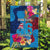 Personalised Tuvalu Independence Day Garden Flag 1st October 46th Anniversary Polynesian Jungle Flower