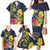 Niue Independence Day Family Matching Mermaid Dress and Hawaiian Shirt Hiapo Pattern Hibiscus Plumeria and Uga