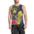 Niue Independence Day Men Tank Top Hiapo Pattern Hibiscus Plumeria and Uga