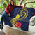 Niue Independence Day Quilt Hiapo Pattern Hibiscus Plumeria and Uga