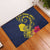 Niue Independence Day Rubber Doormat Hiapo Pattern Hibiscus Plumeria and Uga