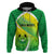 Enga Mioks Rugby Hoodie Papua New Guinea Polynesian Tattoo LT03 Pullover Hoodie Green - Polynesian Pride