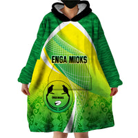Enga Mioks Rugby Wearable Blanket Hoodie Papua New Guinea Polynesian Tattoo LT03 - Polynesian Pride