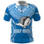 Custom Gulf Isou Rugby Polo Shirt Papua New Guinea Polynesian Tattoo LT03 Blue - Polynesian Pride