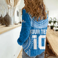 Custom Gulf Isou Rugby Women Casual Shirt Papua New Guinea Polynesian Tattoo LT03 - Polynesian Pride